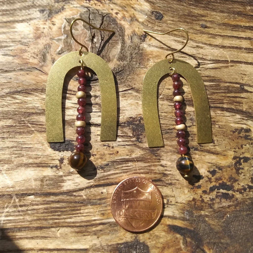 'Arch Madness' Dangle Earrings - Picture 2 of 2